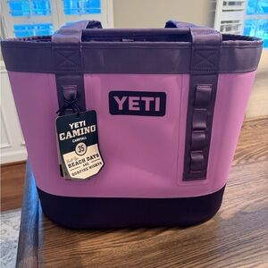 Yeti Camino Carryall 35 in Lavender Pink with Deep Purple Trim